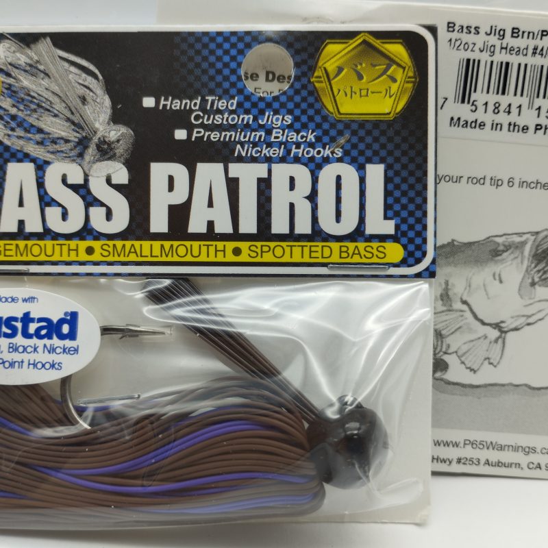 BASS PATROL Rubber Football Jig