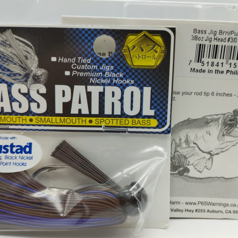 BASS PATROL Rubber Football Jig