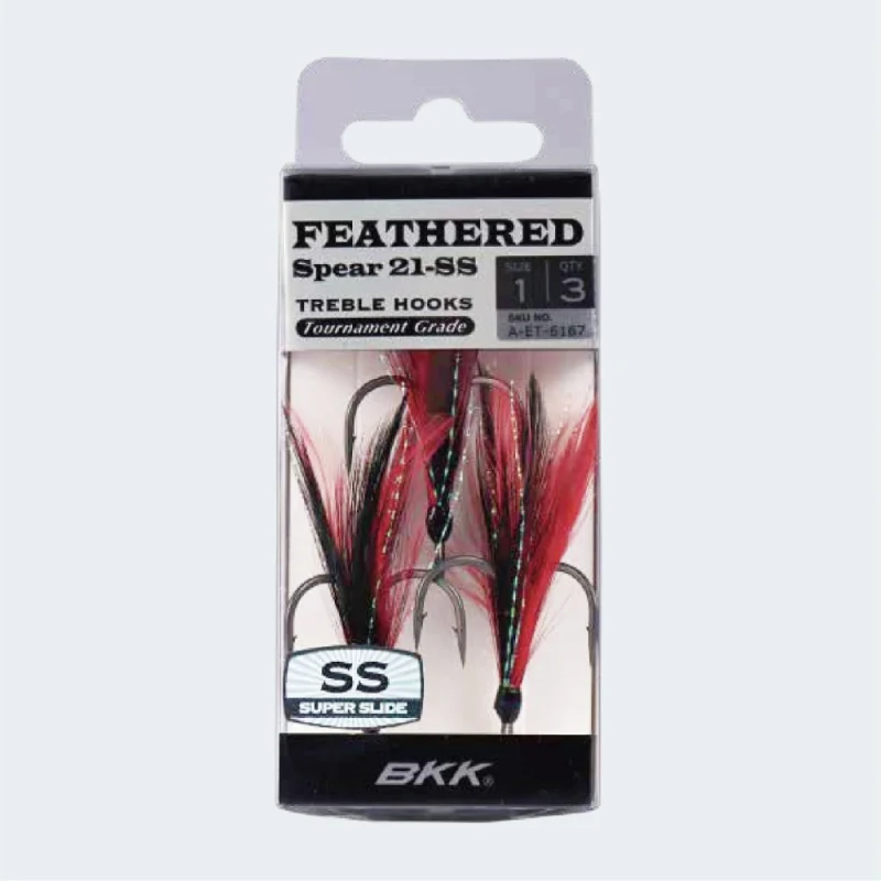 BKK Feathered Spear 21-SS Treble Hooks