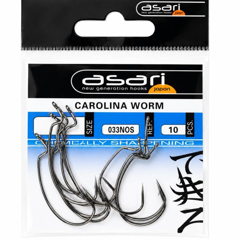 Anzuelo asari Carolina Worm