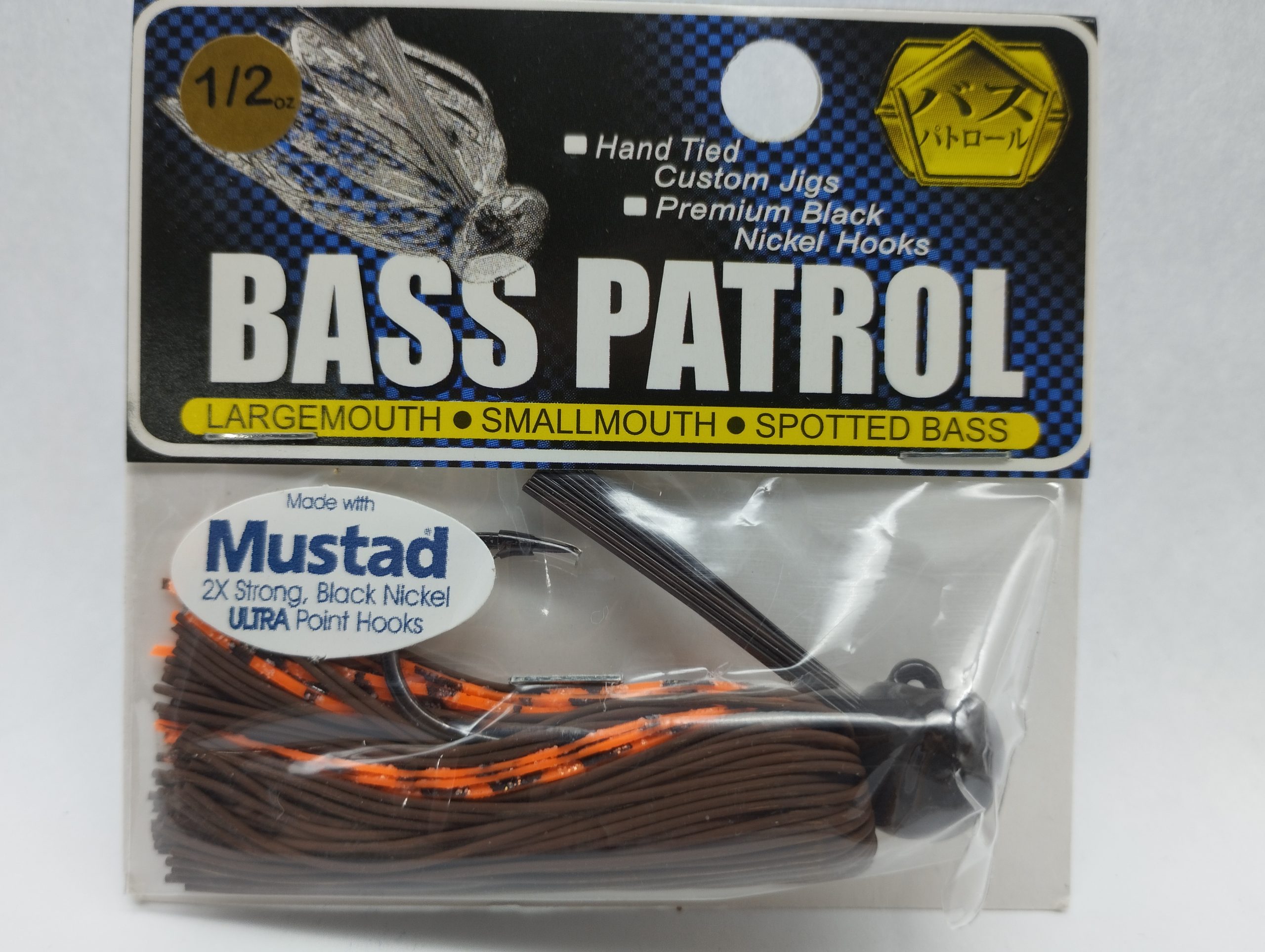 BASS PATROL Rubber Football Jig