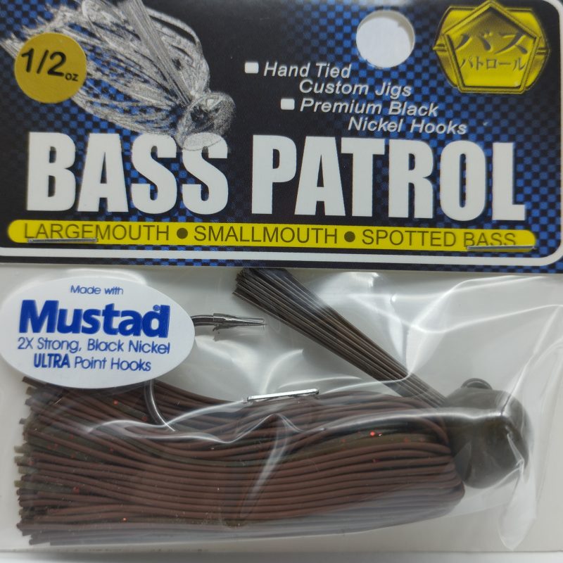 BASS PATROL Rubber Football Jig