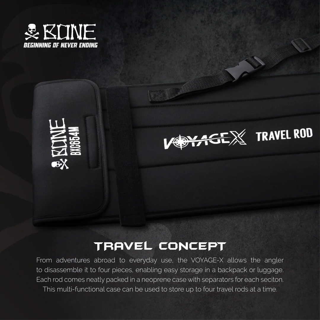 BONE VOYAGE-X -TRAVEL ROD 4 piezas BXS734MH