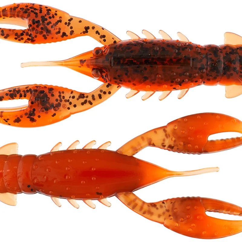 Z-man Pro CrawZ 3,5¨ - 3 unids. - Green Pumpkin Orange