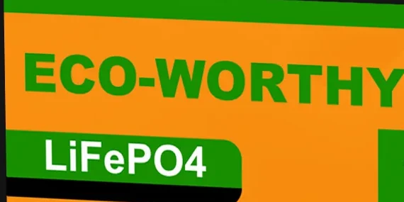 ECO-WORTHY Batería Litio LiFePO4