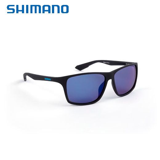 Eyewear Technium Matte Black & Blue Mirror