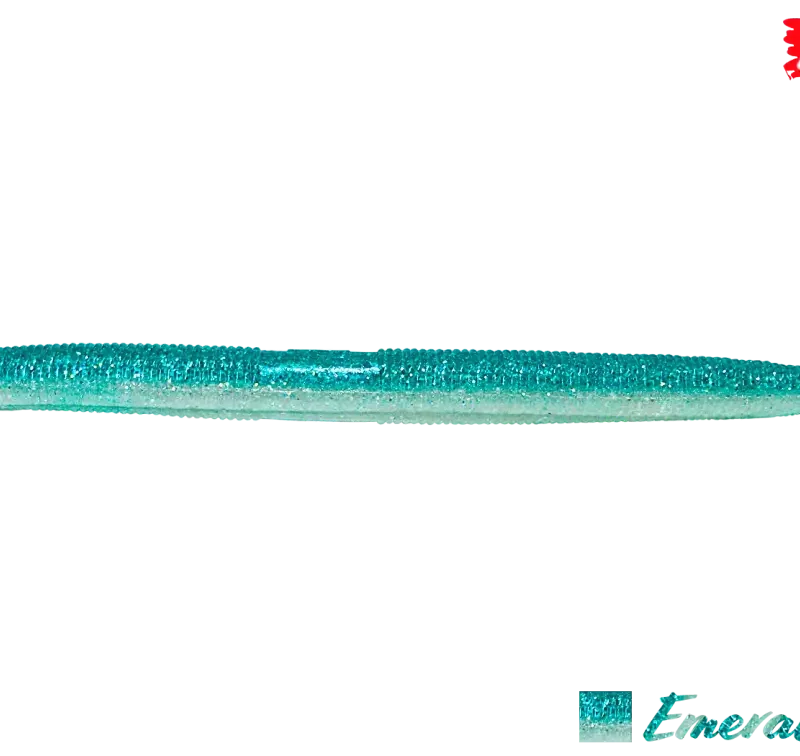 AGR BAITS Still Worm 5¨ - Emerald Ice