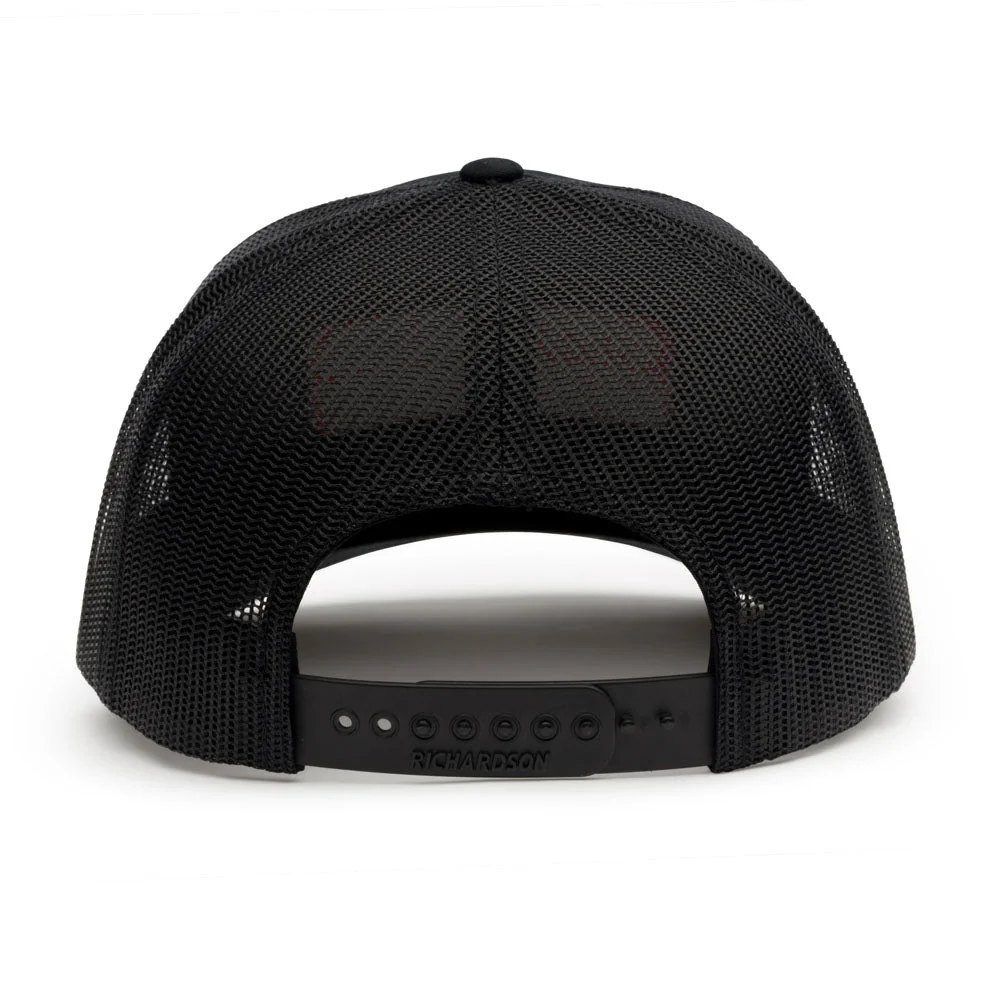 GRUNDENS We Are Fishing Trucker Solid Black
